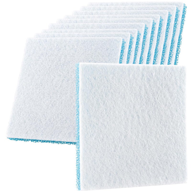 LTWHOME Compatible Poly Foam Pad Replacement for Fluval C3 Power Filter, Fluval C Clip-On Filter Foam (Pack of 10) - Image 1